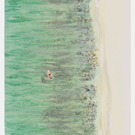 Wall Art - Aerial Coastline 2 - A5 Print