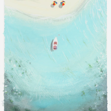 Wall Art - Aerial Coastline 3 - A5 Print