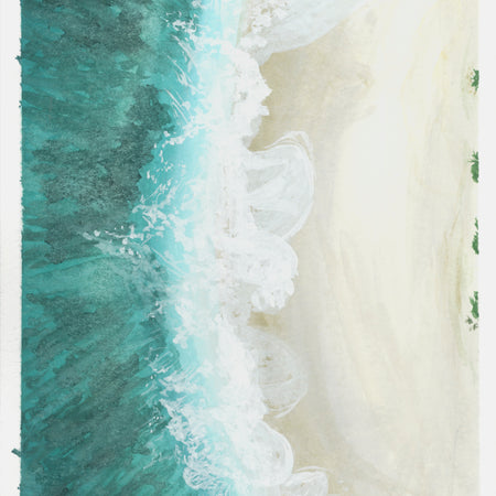Wall Art - Aerial Coastline 4 - A5 Print