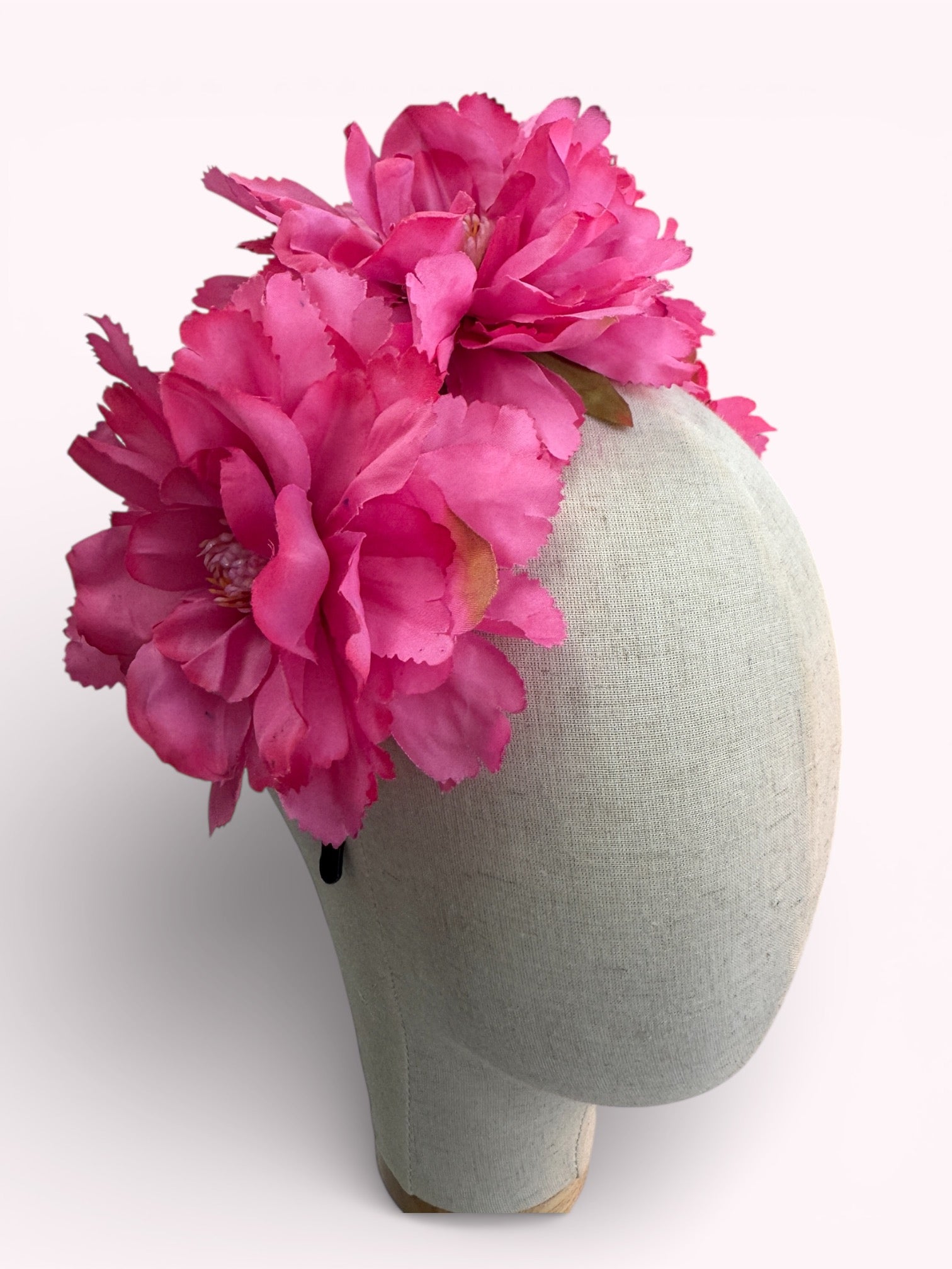 Floral Headband in Hot Pink