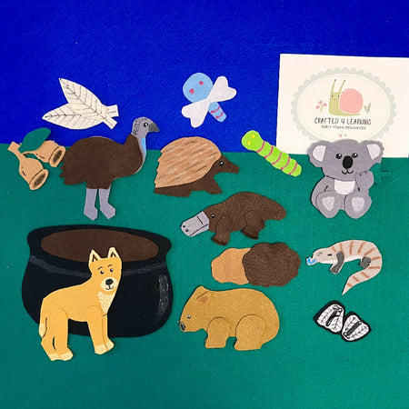 Wombat Stew Felt Board Story Set