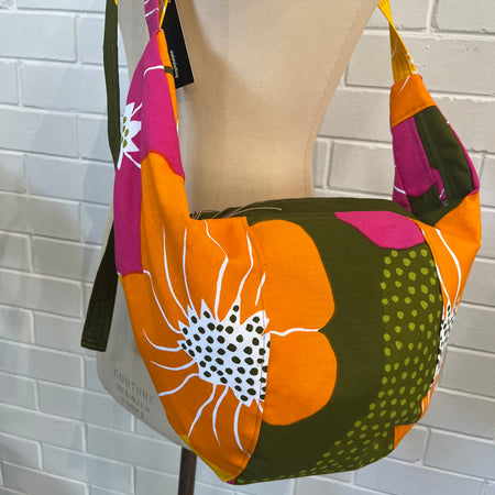 gorgeous vintage fabric EMILY bag - violetclothing - free postage