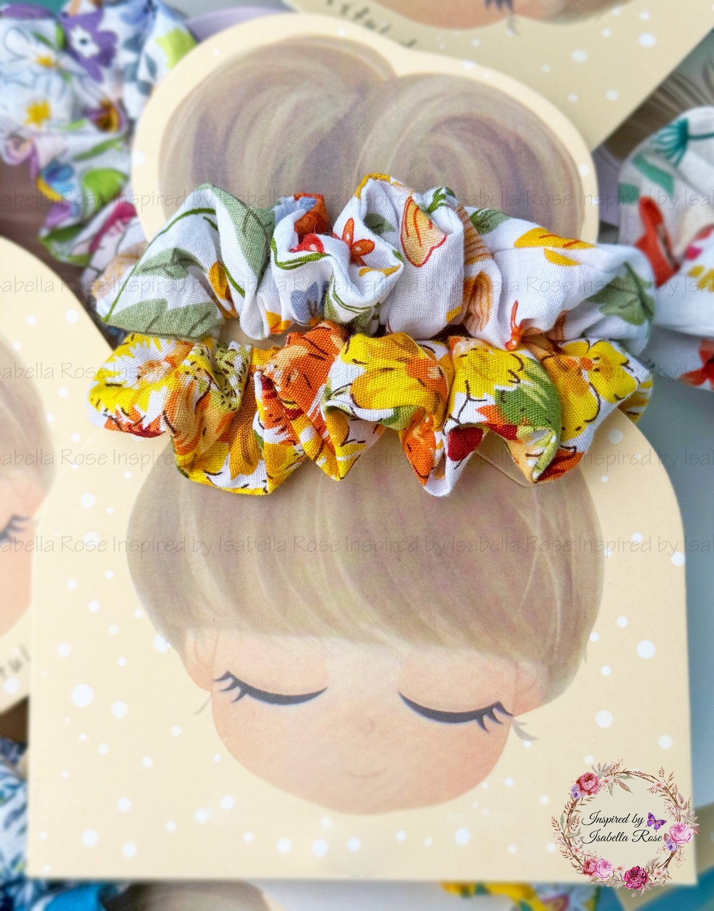 Colourful Scrunchies, 2 Pack for Kids, You Choose