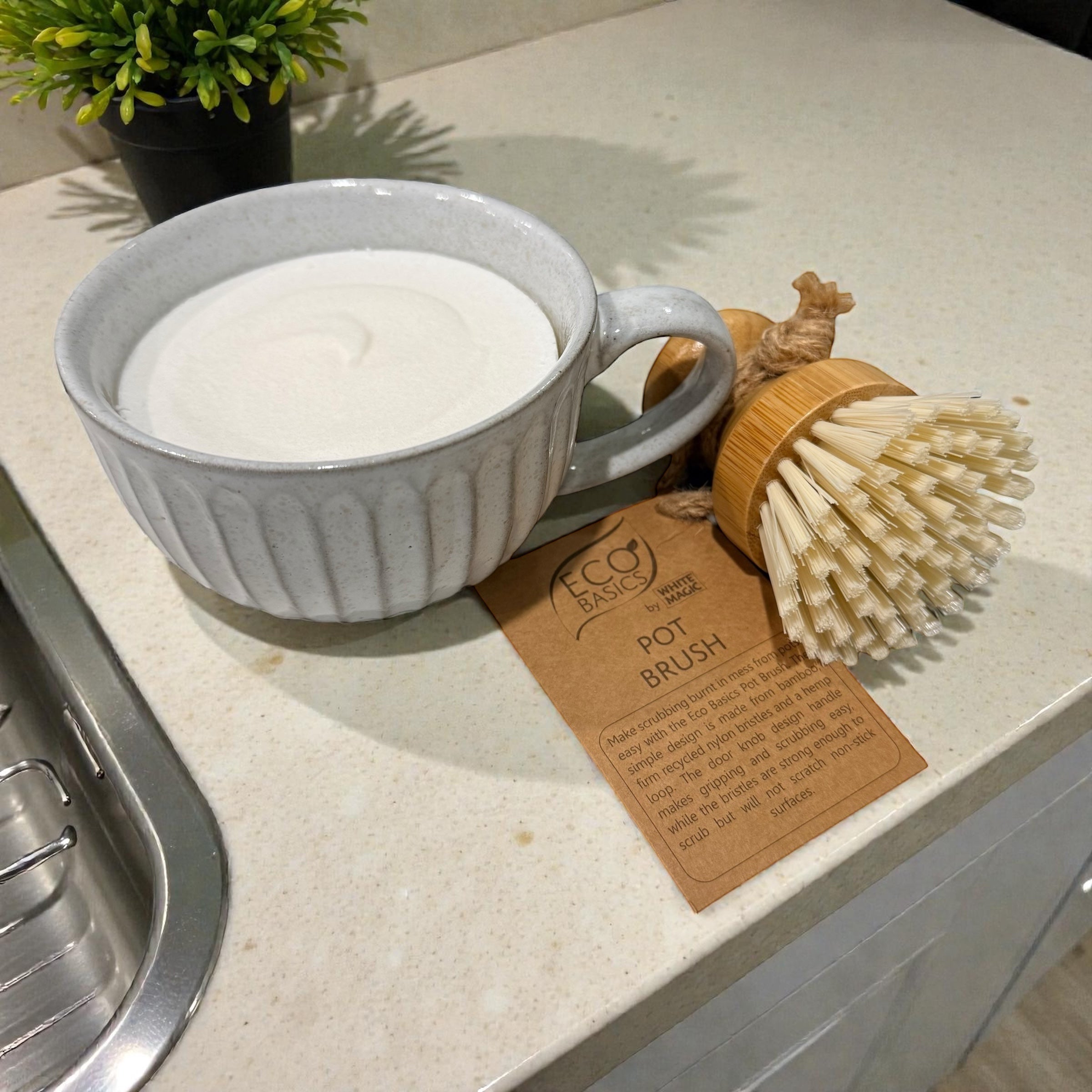 Solid Dish Soap Set - Soap-Bowl-Brush