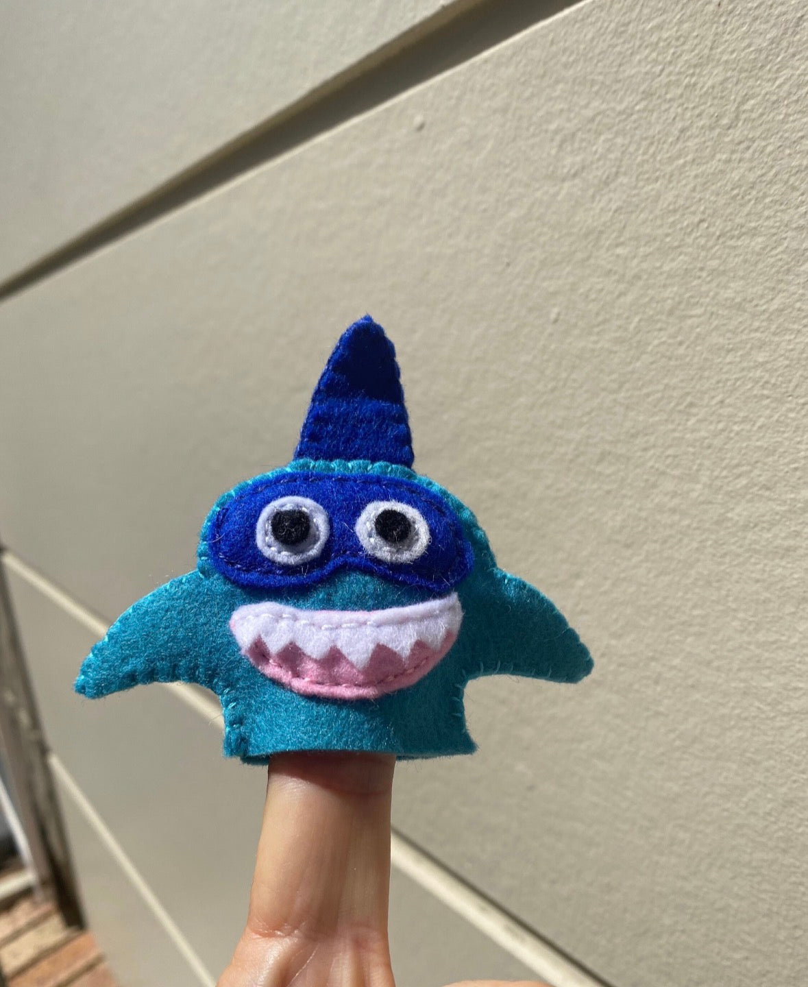 Baby shark finger puppets
