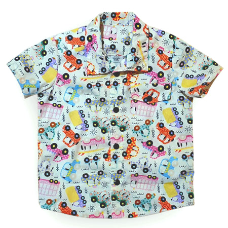 Handmade Boys Shirt - Cars