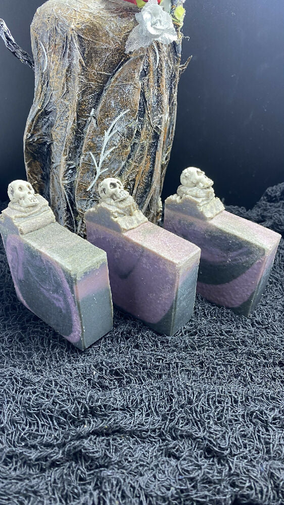 Organic rice water infused halloween soap