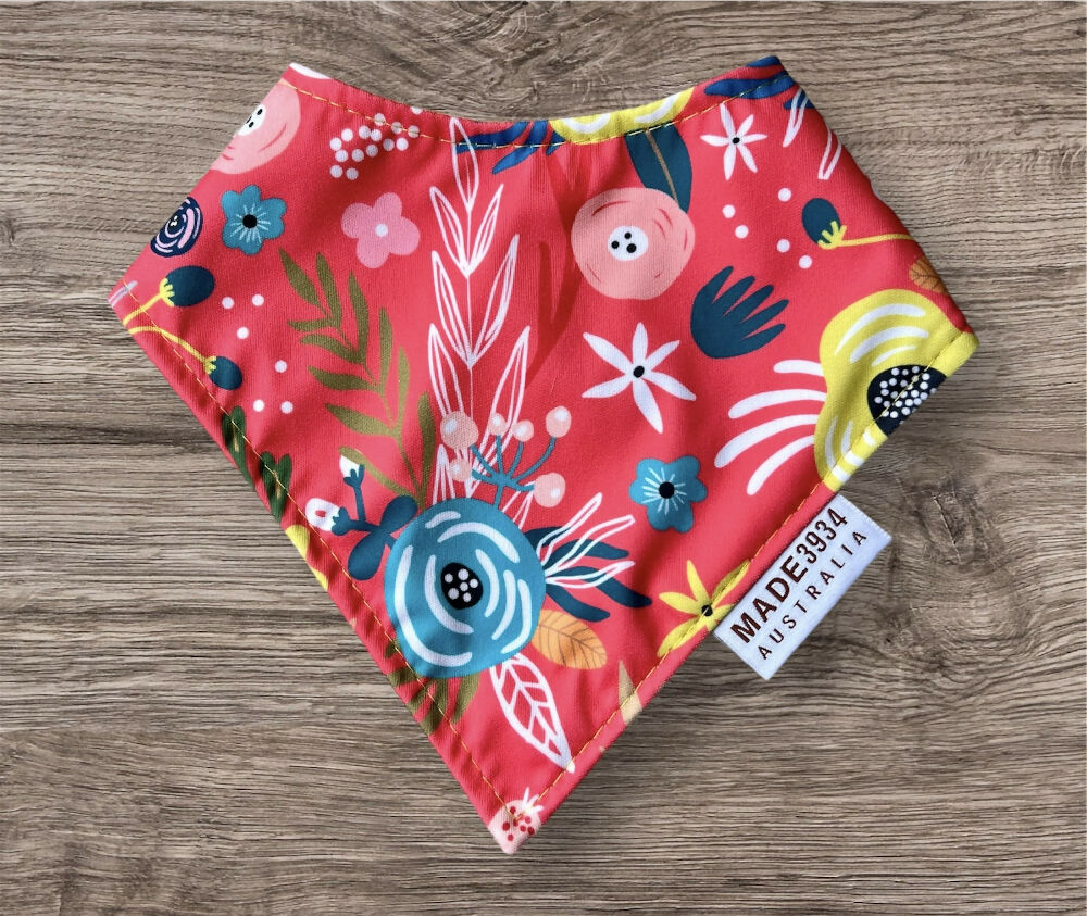 Bandana Style Waterproof Bib - Colourful