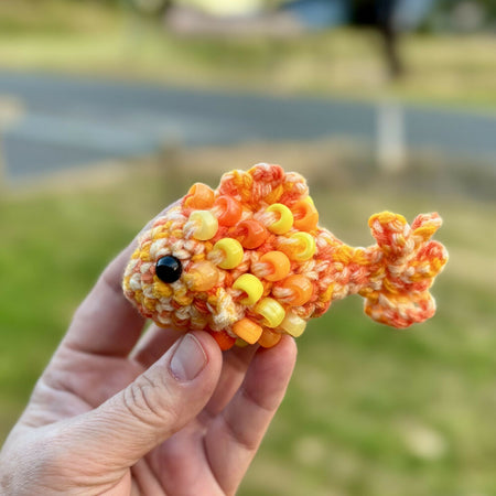 Fish Crochet Beaded Fidget Toy