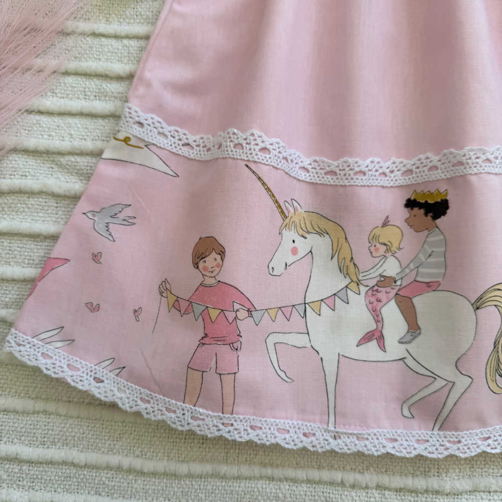 Handmade Baby Girl Dress | Pink | Size 000