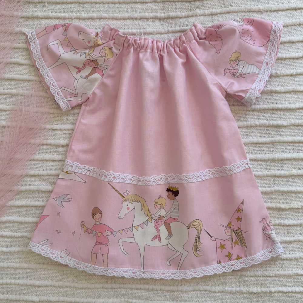 Handmade Baby Girl Dress | Pink | Size 000