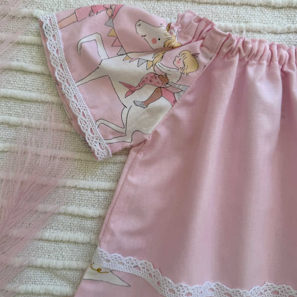 Handmade Baby Girl Dress | Pink | Size 000
