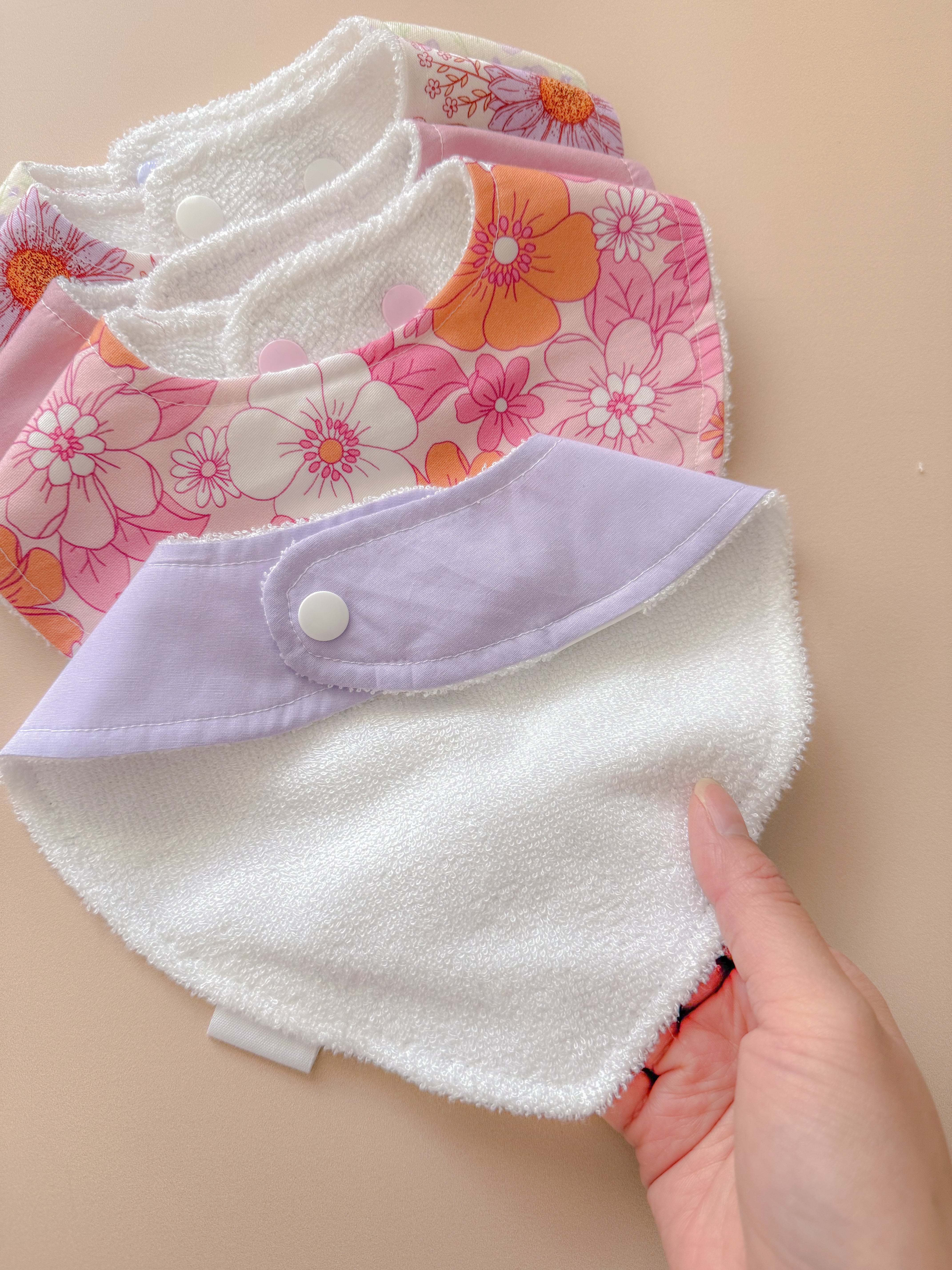 Baby girl dribble set (pack of 5)