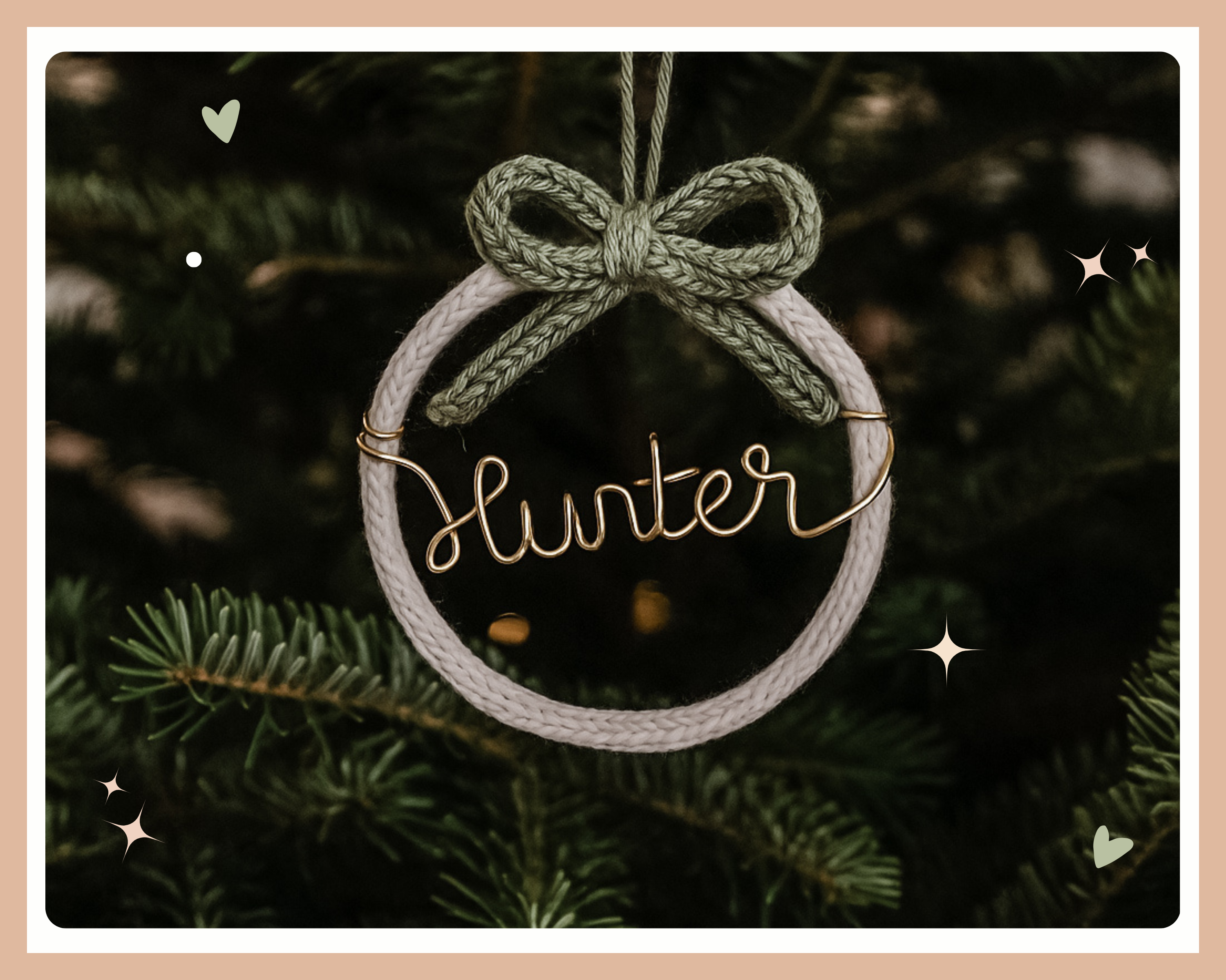 Personalised Christmas Bauble decoration