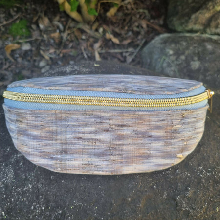 Elegant Glasses Case- Grey Cork with Gold Fleck