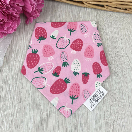 Strawberry Kisses Pet Bandana