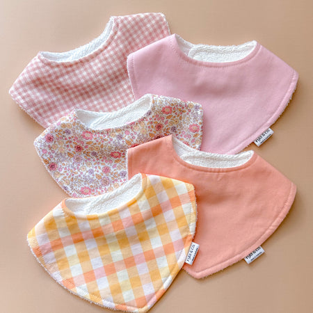 Baby girl dribble set (pack of 5)