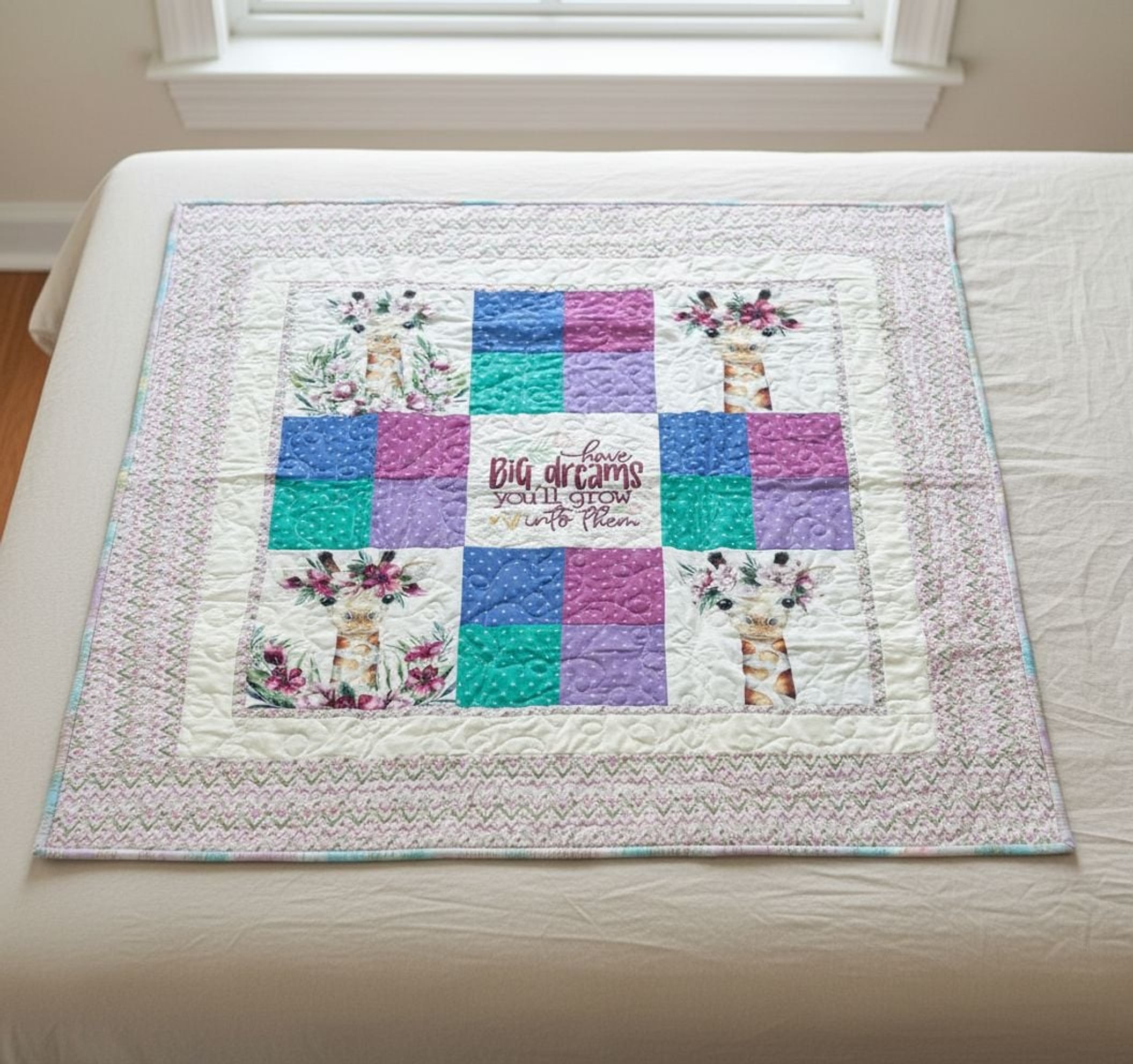 Adorable "Big Dreams" Quilt