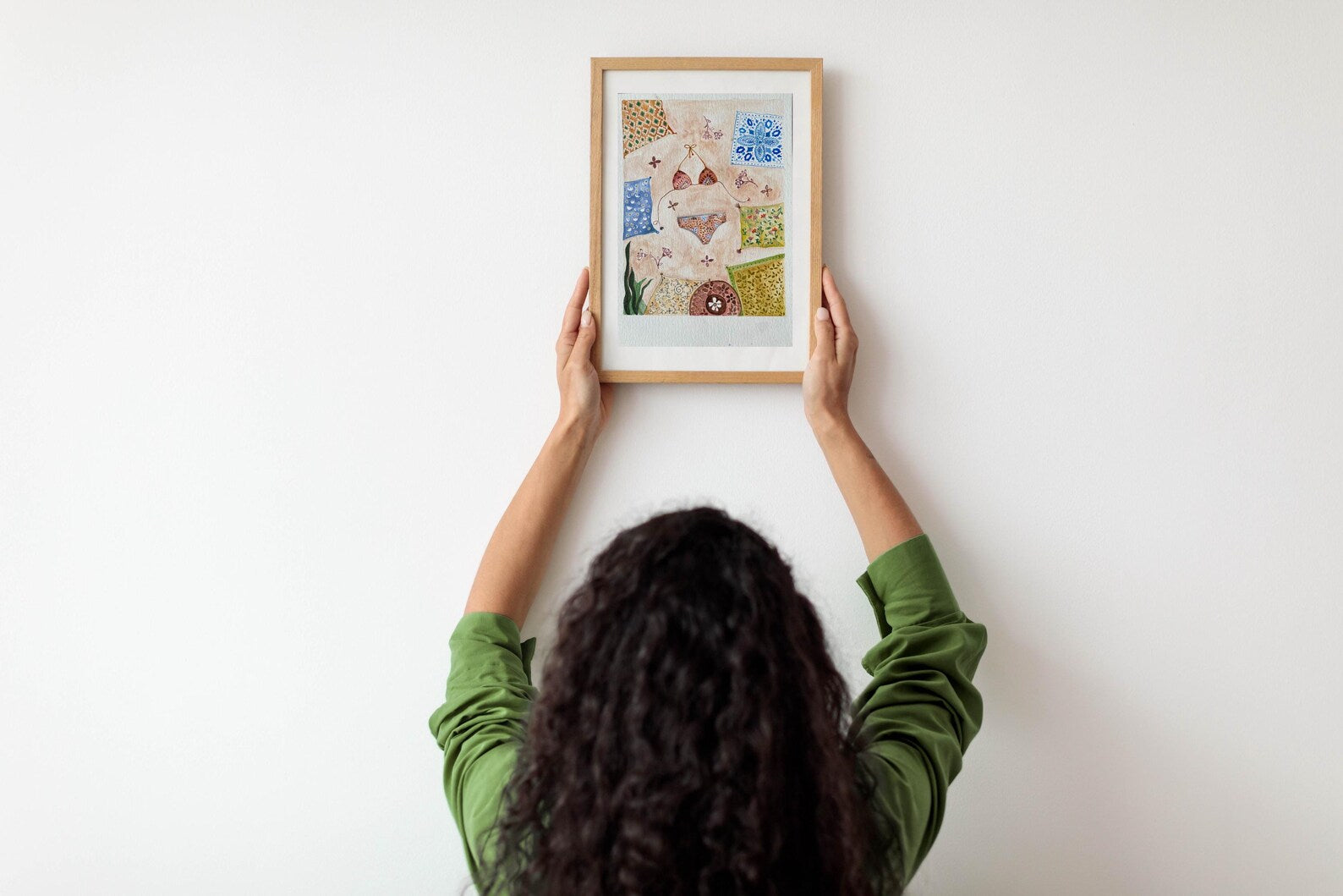 Hand made boho watercolour