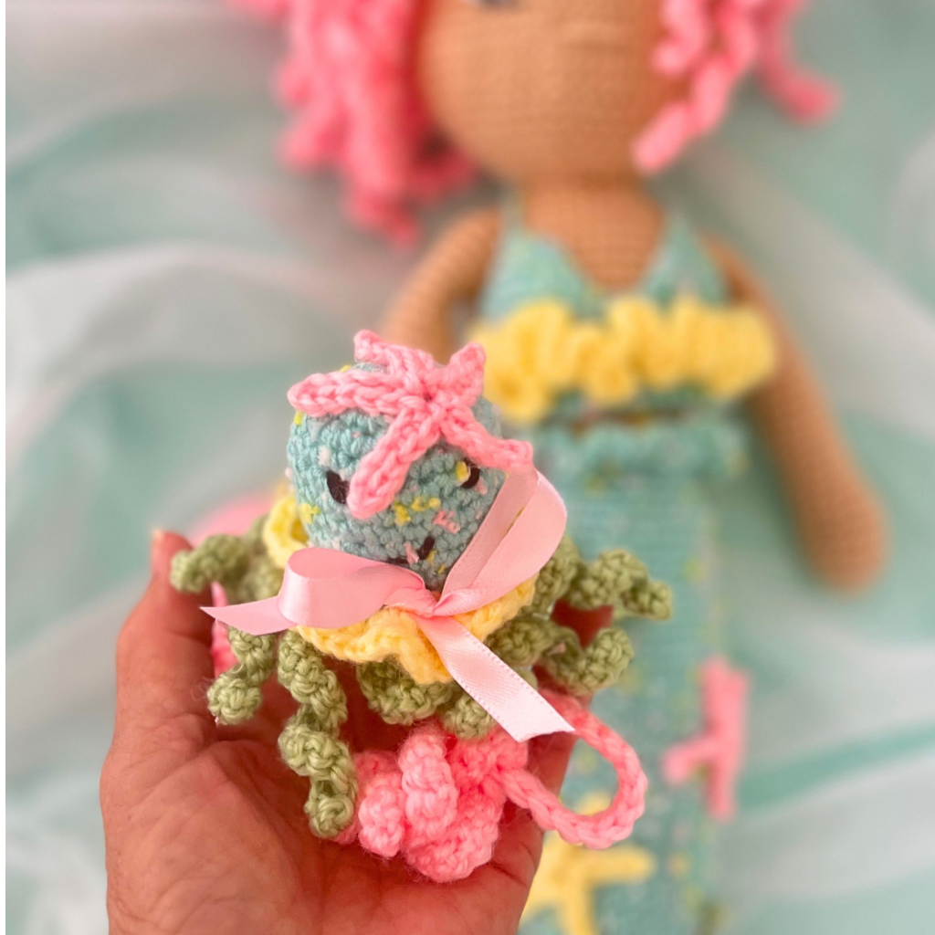 Handmade Crochet Mermaid Doll And Friends|55cms