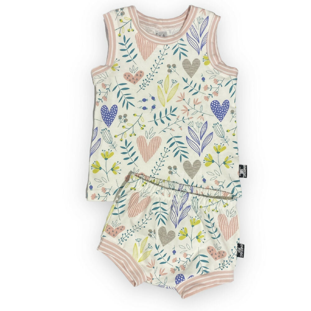 Baby Bummies and Singlet SETS - Boys and Girls (SIZES 000 & 0)