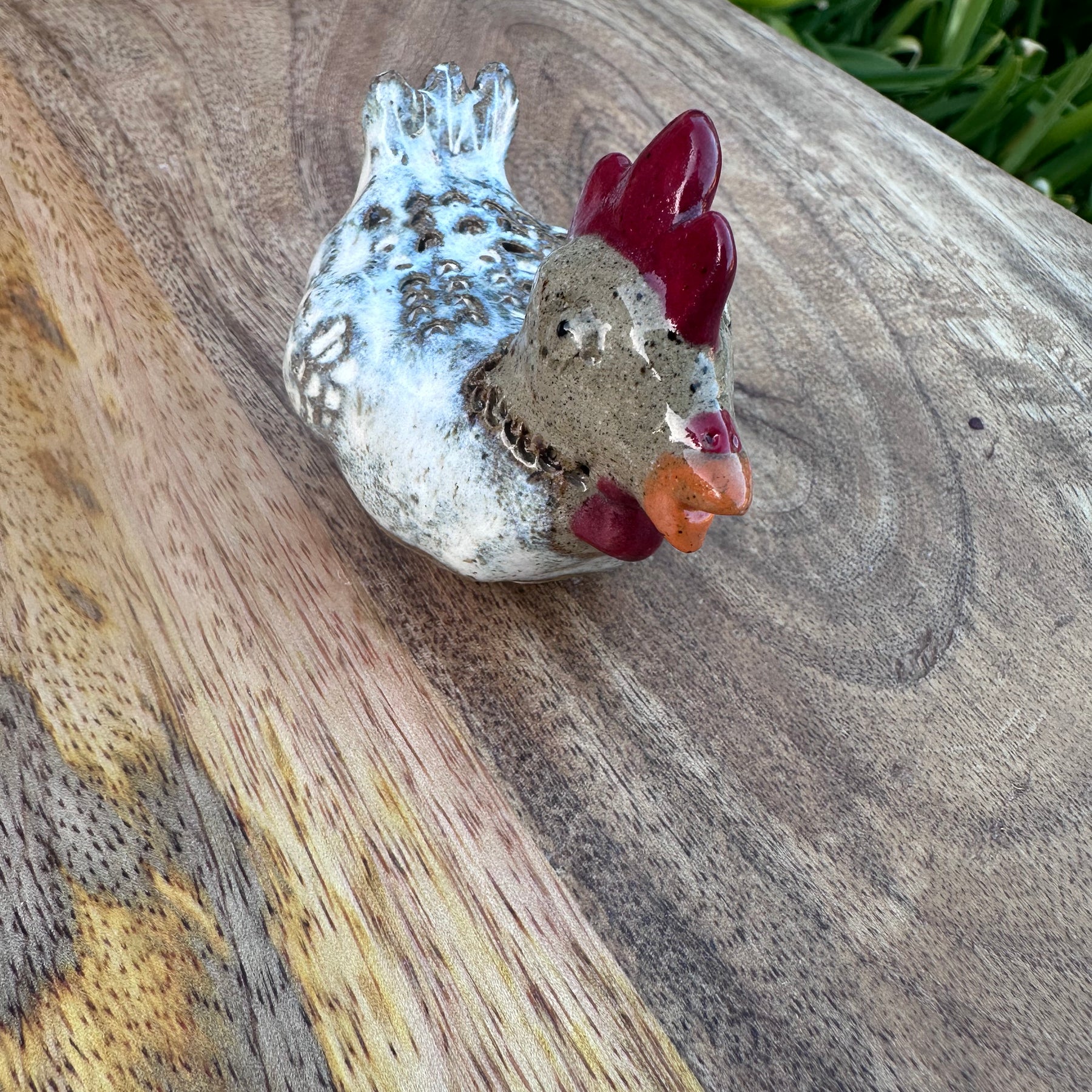 Ceramic Speckled Hen