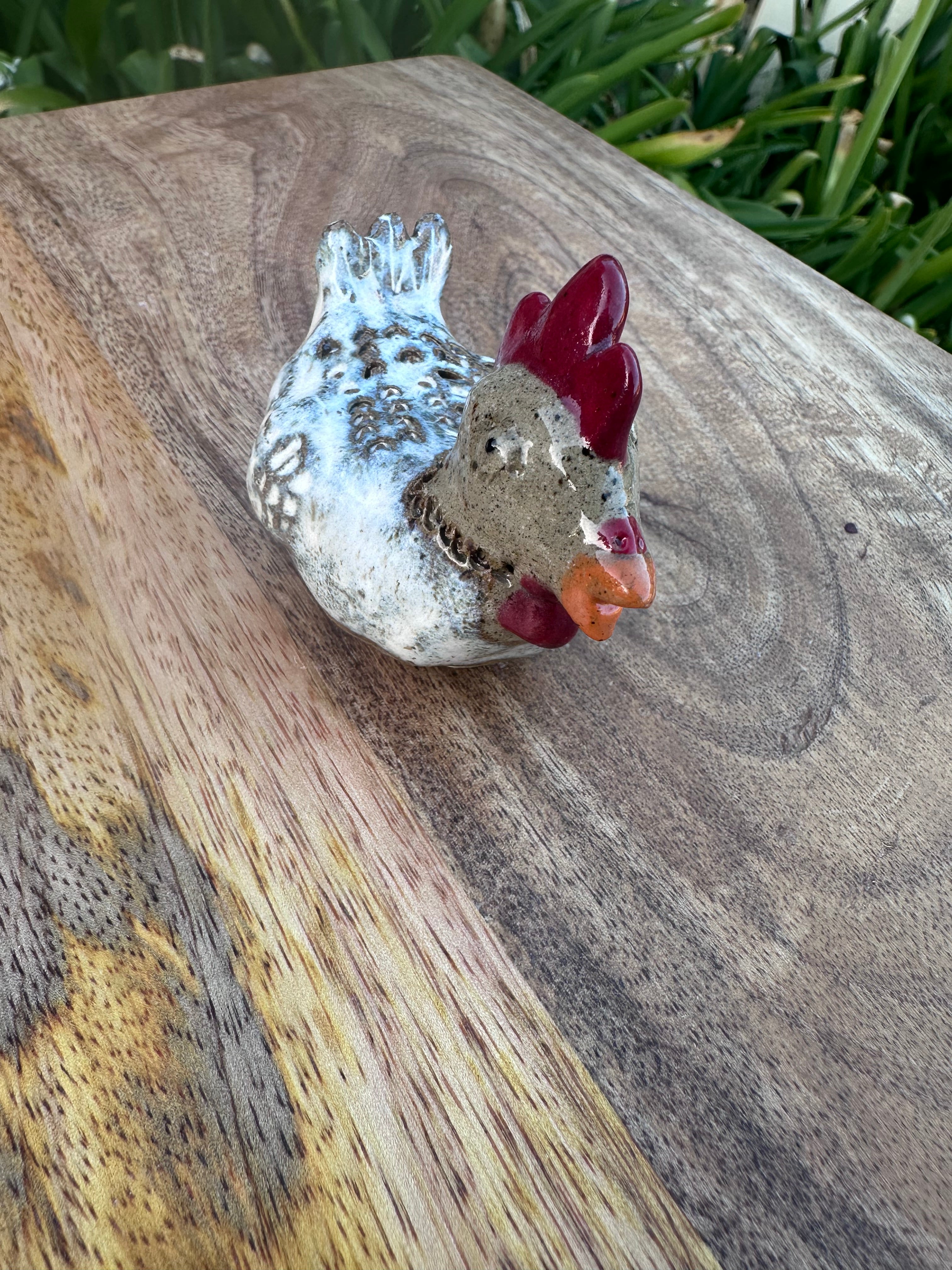 Ceramic Speckled Hen
