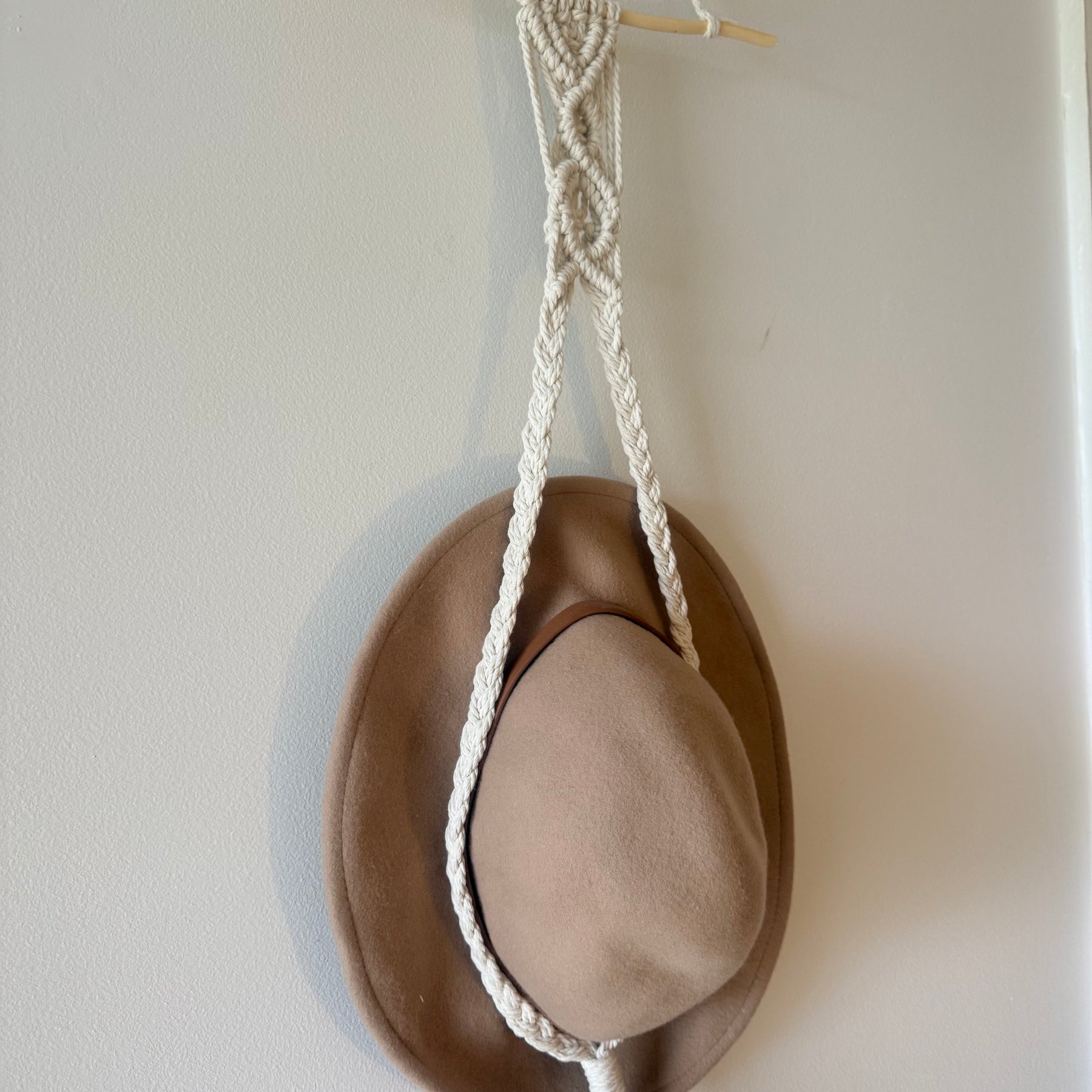 Handmade Macramé Hat Hanger