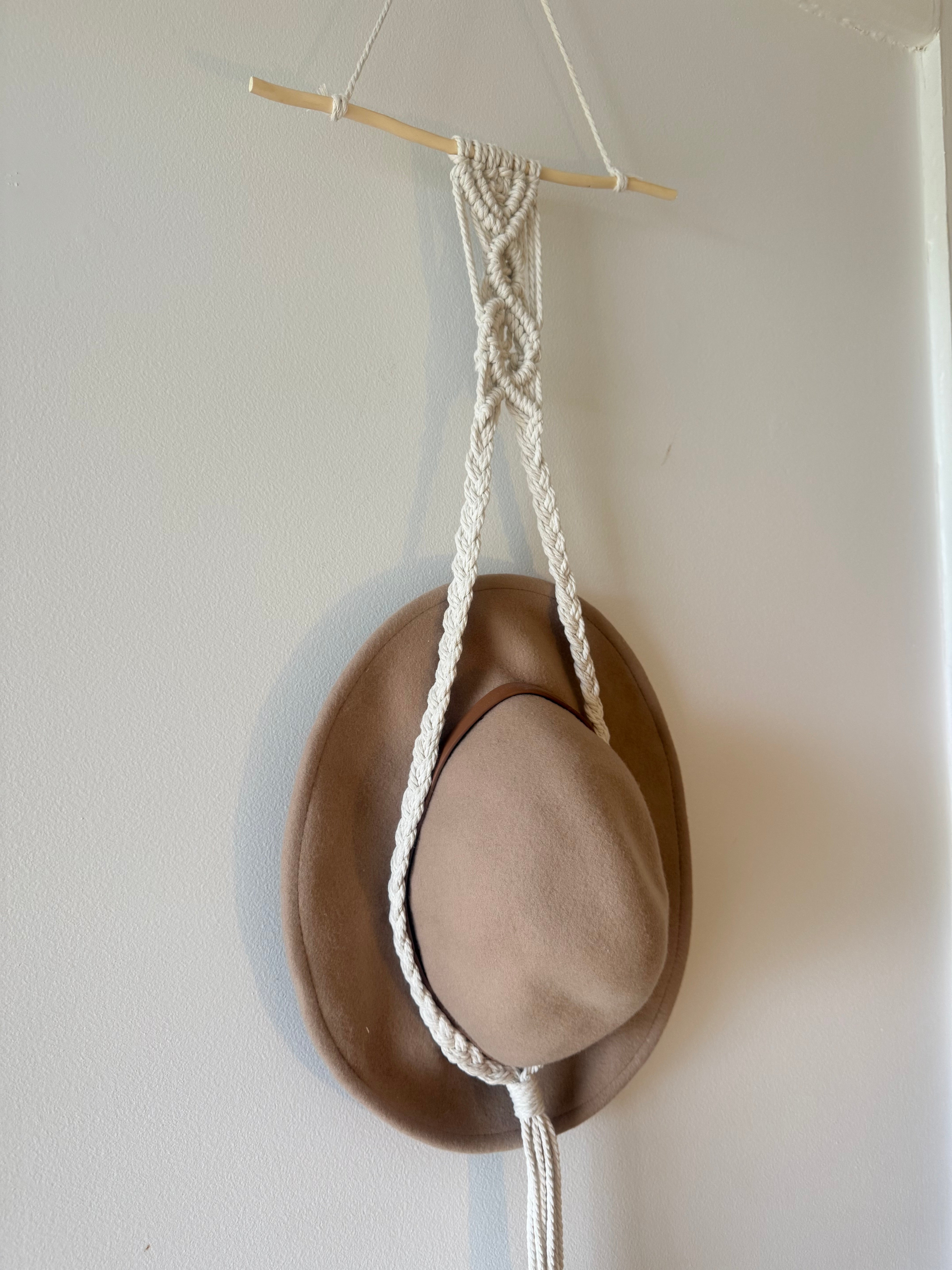 Handmade Macramé Hat Hanger
