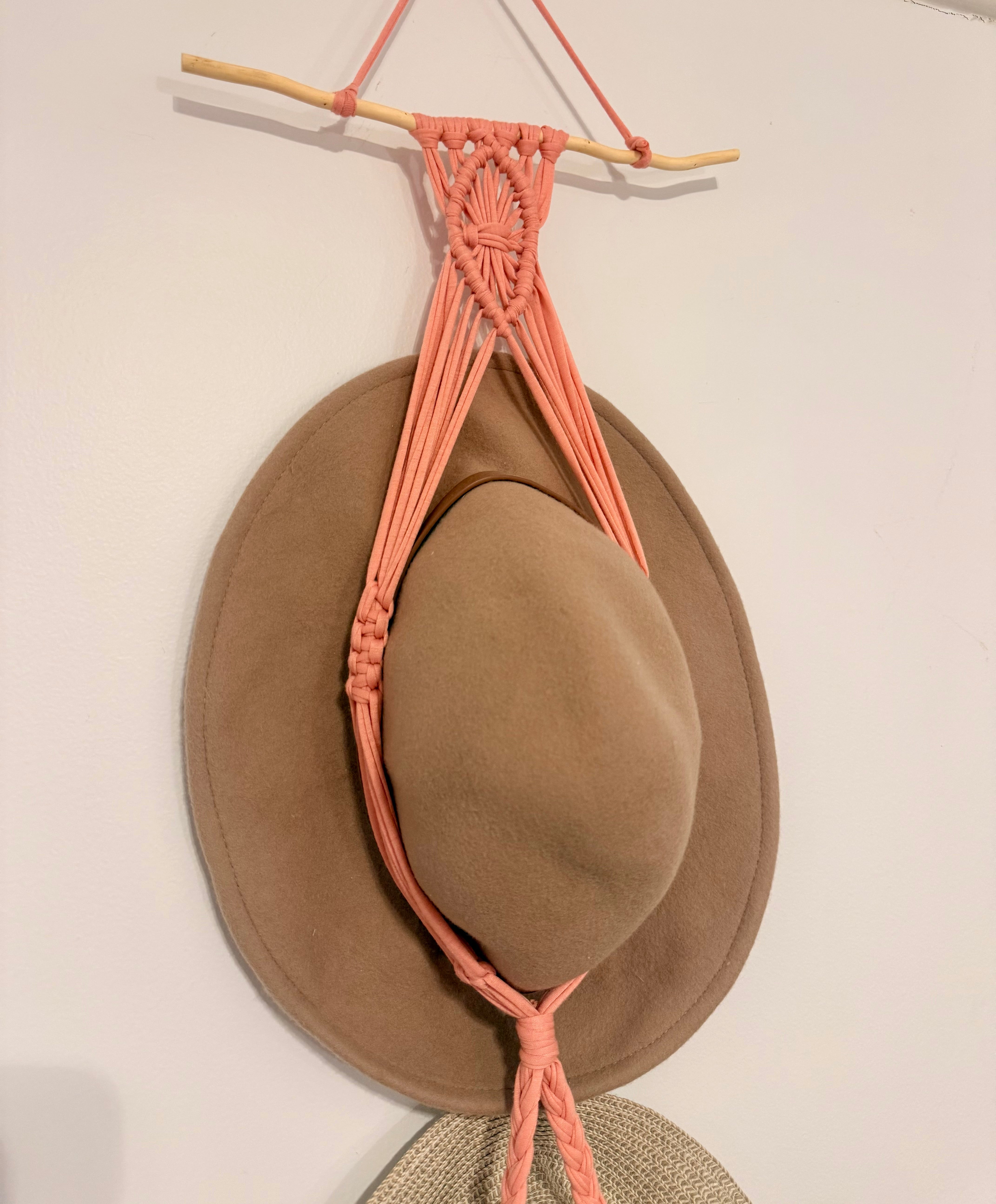 Handmade Macramé Hat Hanger