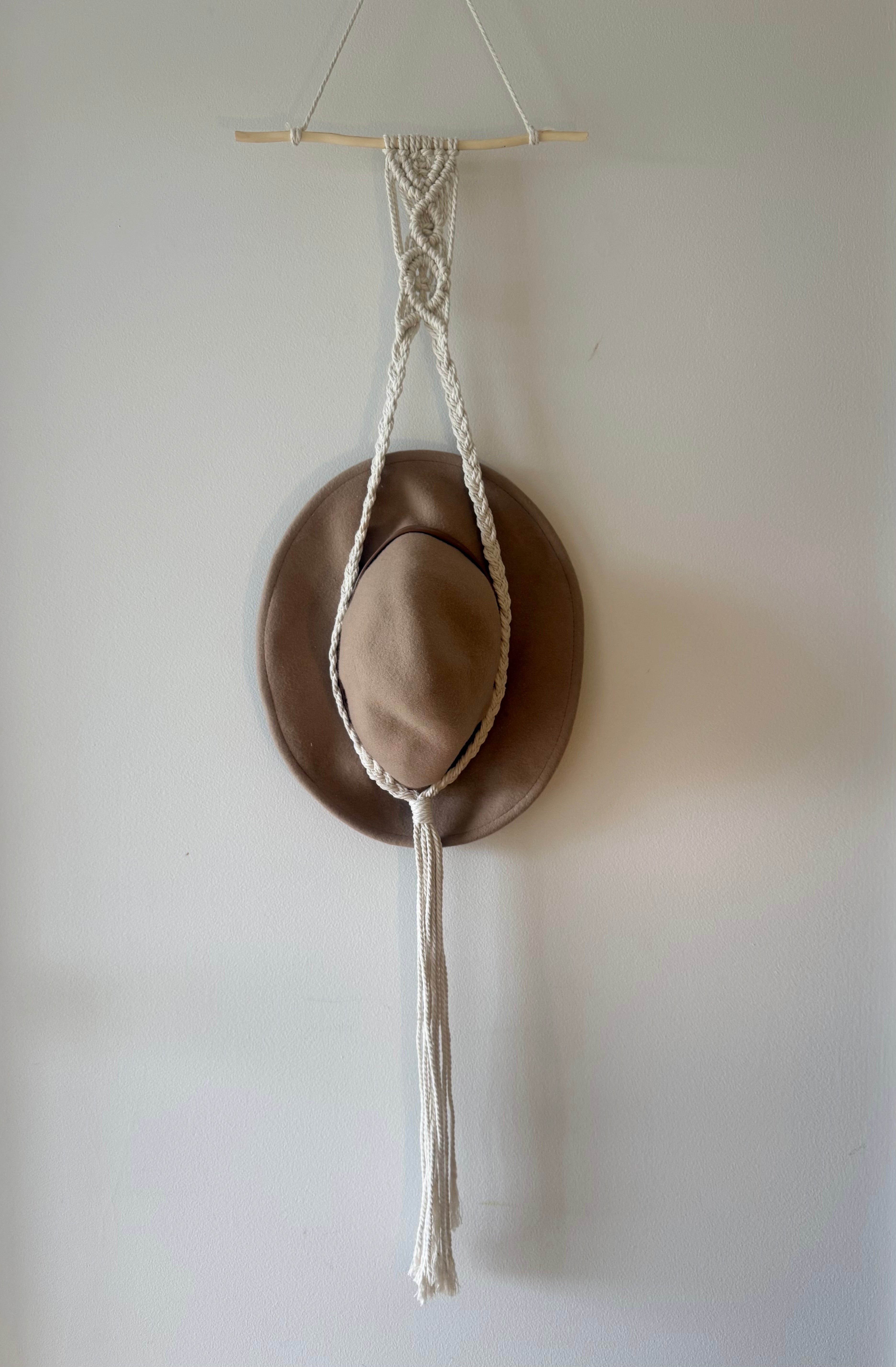 Handmade Macramé Hat Hanger
