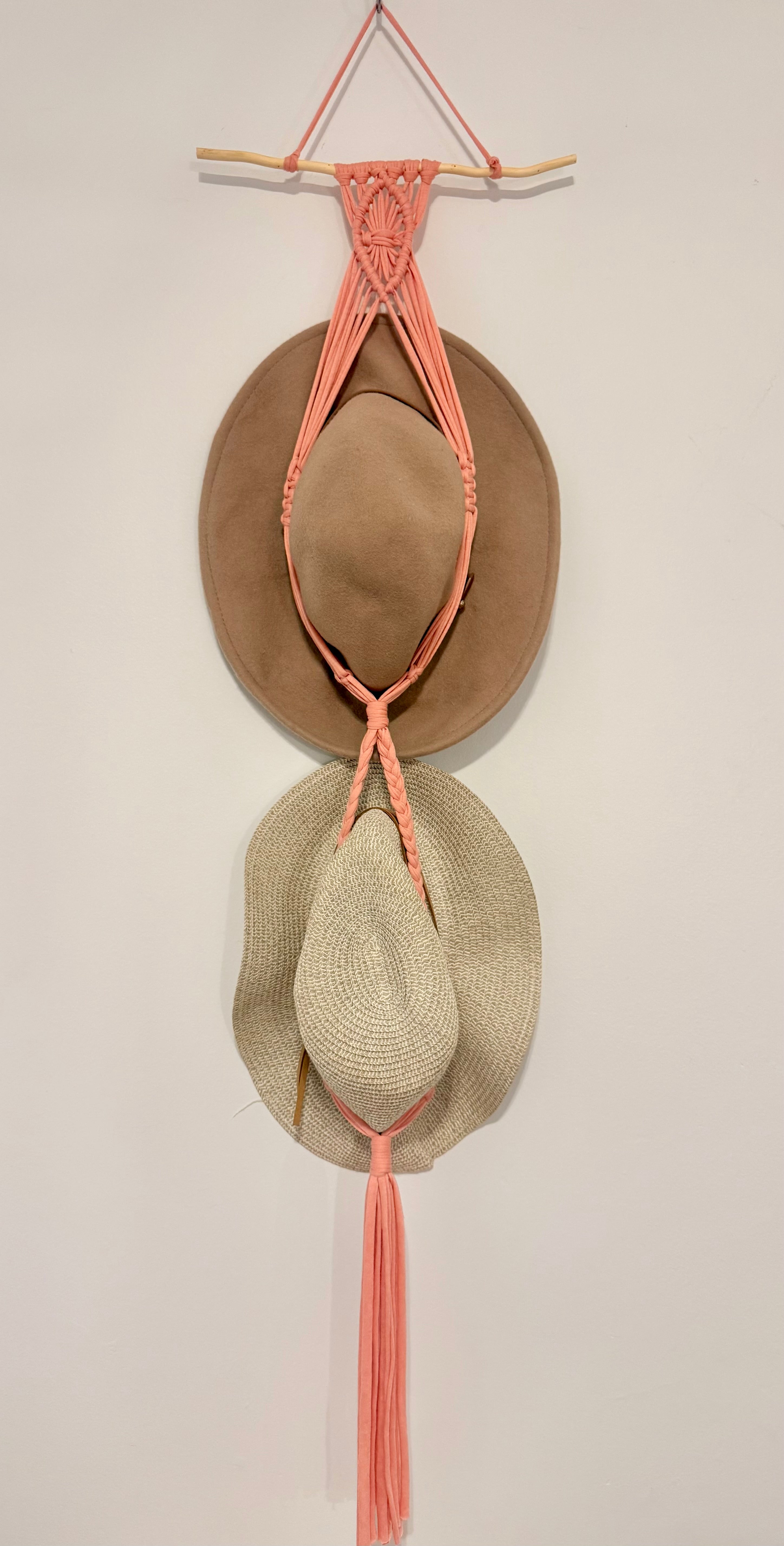 Handmade Macramé Hat Hanger