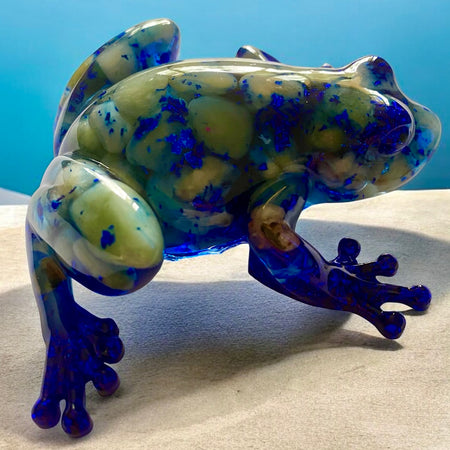 Blue Rippled Pebble Frog