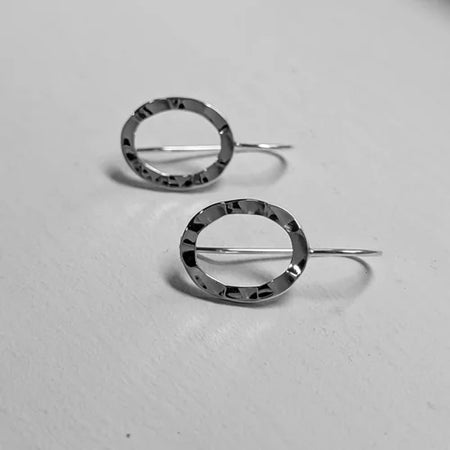 oval seed pod earrings