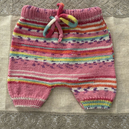 Knitted Bloomers - size 6-9 months