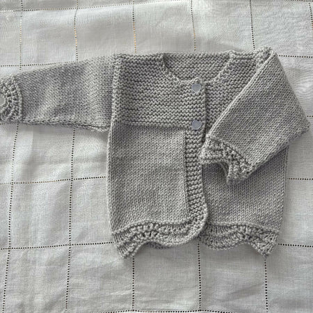 Silver Baby Jacket - size 0-3 months