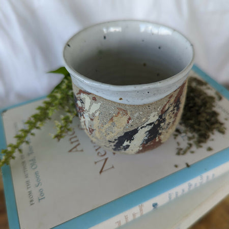 Earthy textured cups