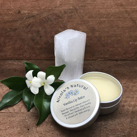 All Natural Sweet Soothing Vanilla Lip Balm