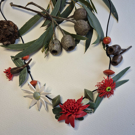 Australian Flowers Necklace
