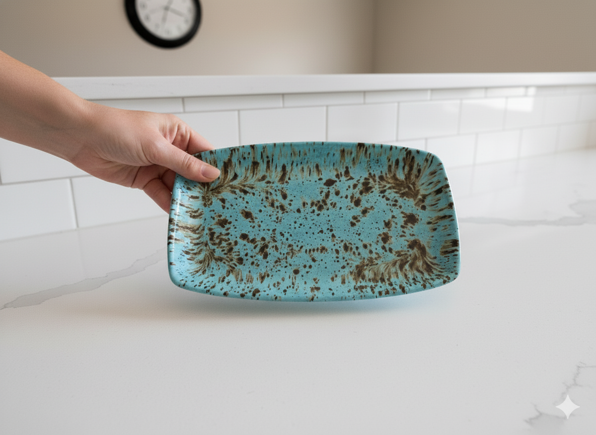 Handmade Ceramic Rectangular plate