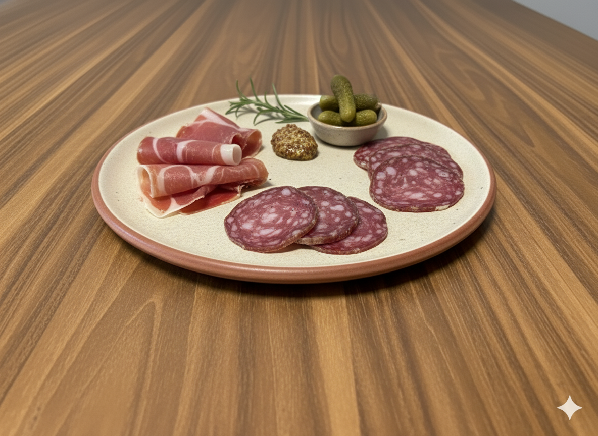 Handmade pottery platter