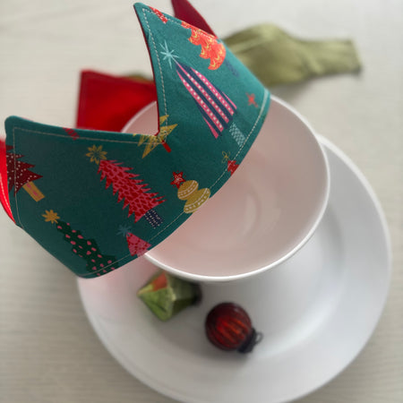Fabric double sided Christmas Crown sustainability