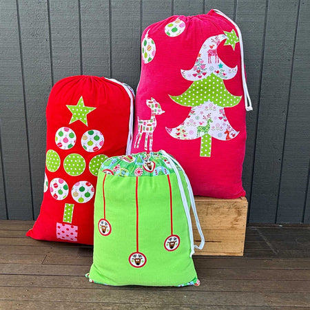 Kids’ Handmade Christmas Santa Sacks – Jumbo & Small