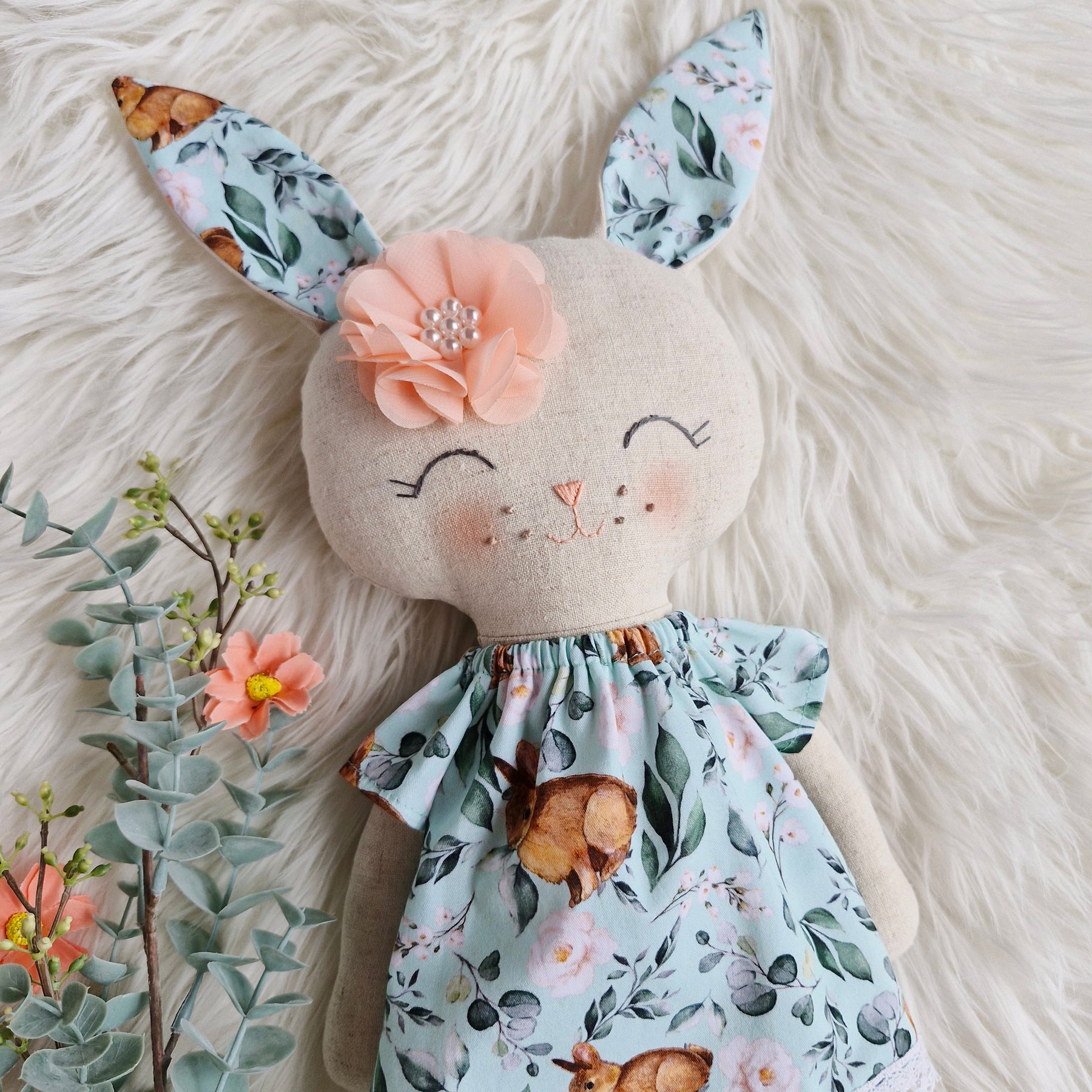 Ruby Rabbit - Woodland Bunnies