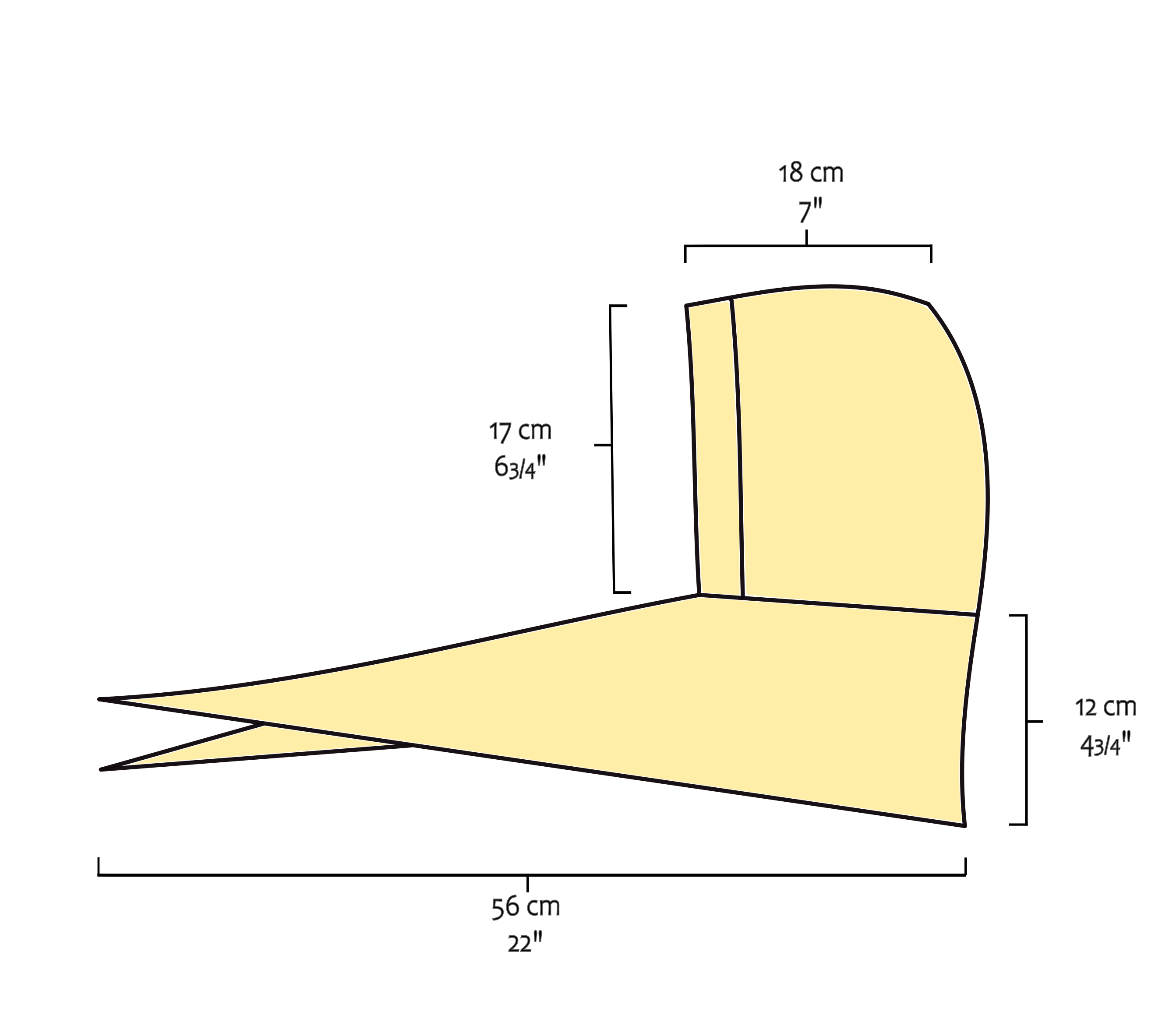 Hand knit Hood Scarf for Child -Yellow Hat Balaclava