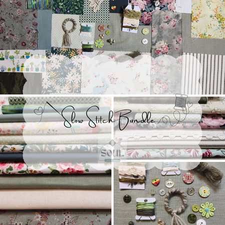 Slow Stitch Bundle - Glorious Greens