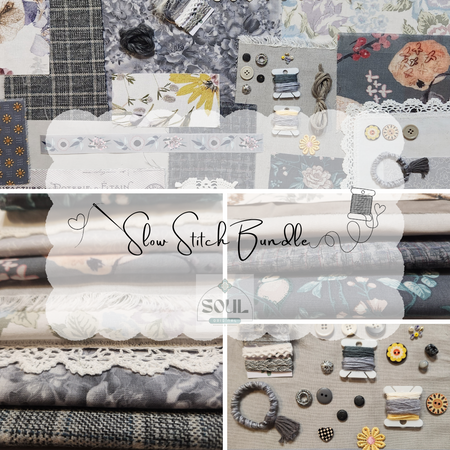 Slow Stitch Bundle - Gorgeous Greys