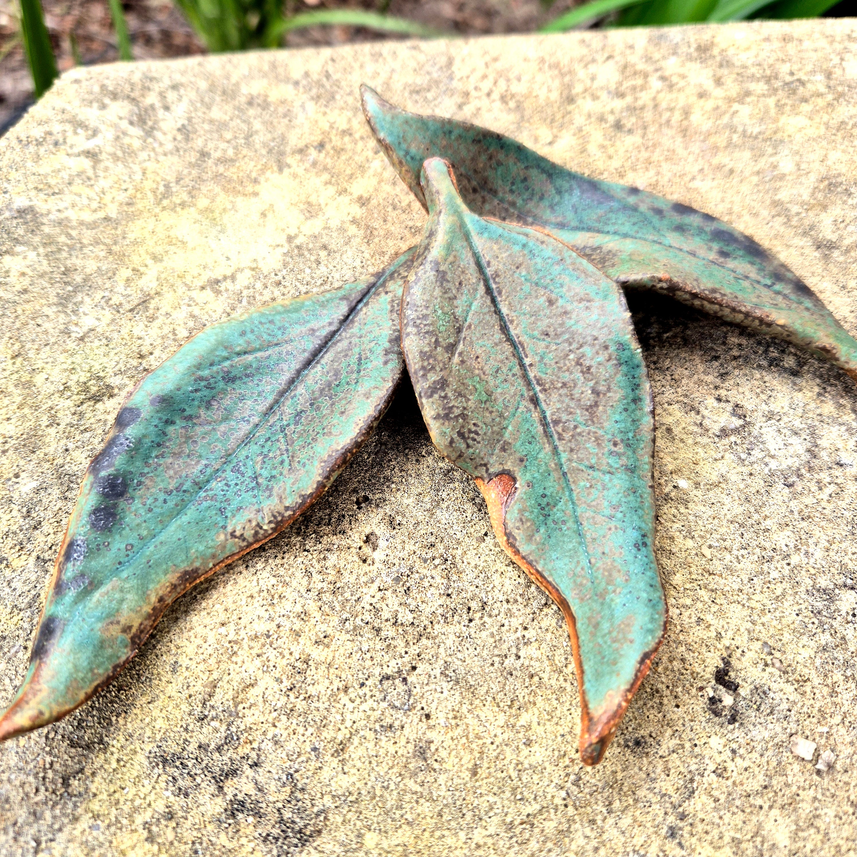 Eucalyptus Leaf Decoration - Ceramic Leaves