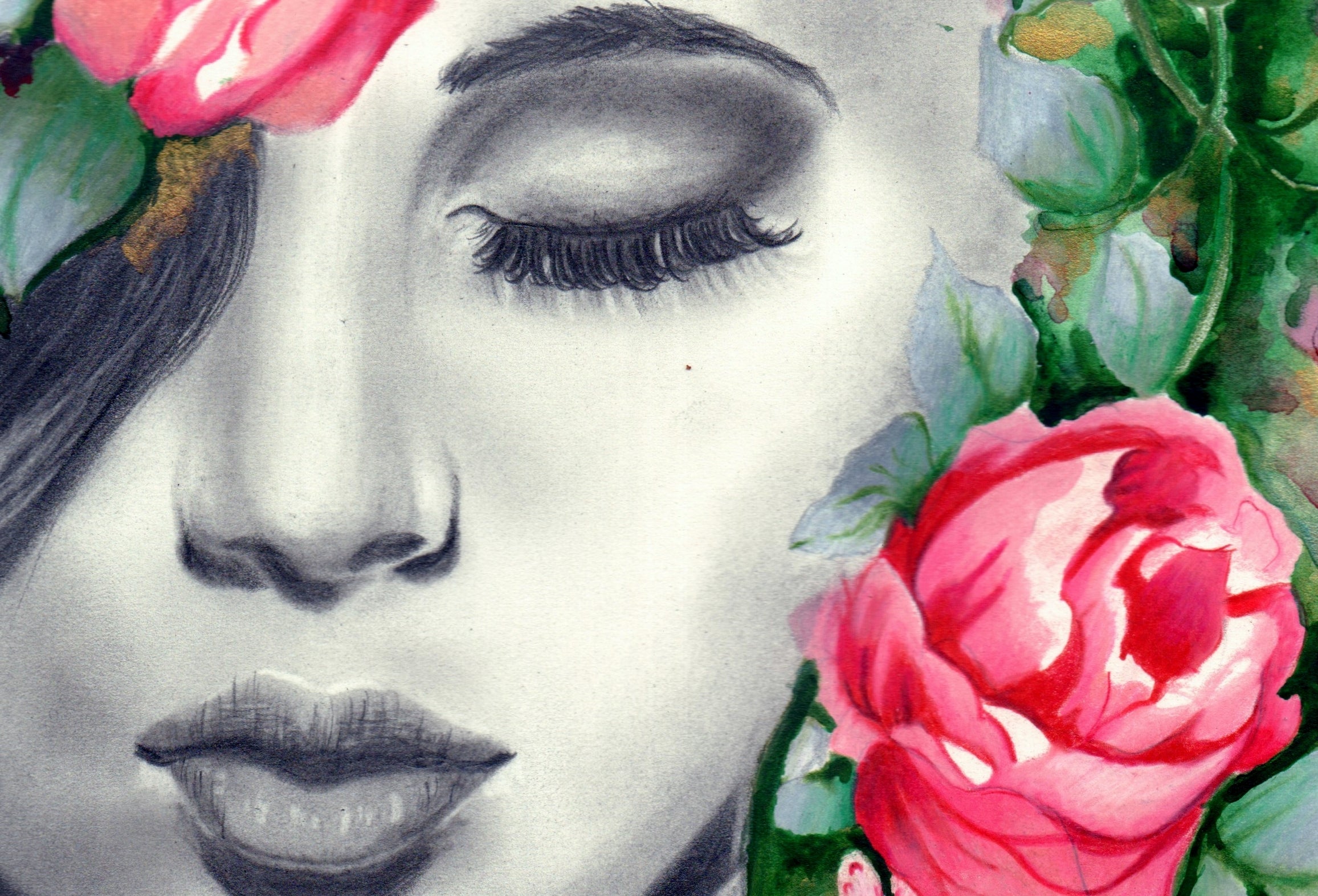 Embrace - Handdrawn Print of Original Art