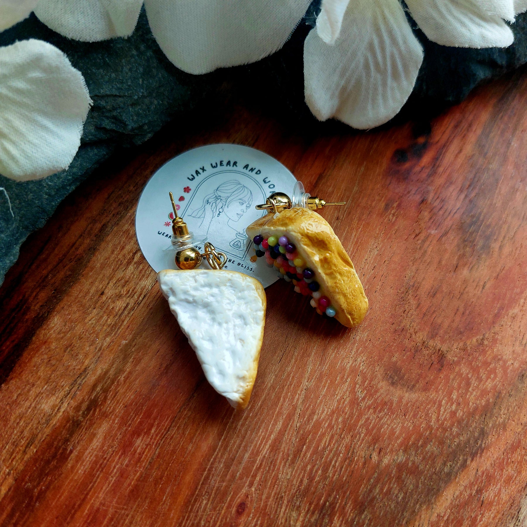 Polymer Clay Earrings | Fairy Bread | Food Inspired